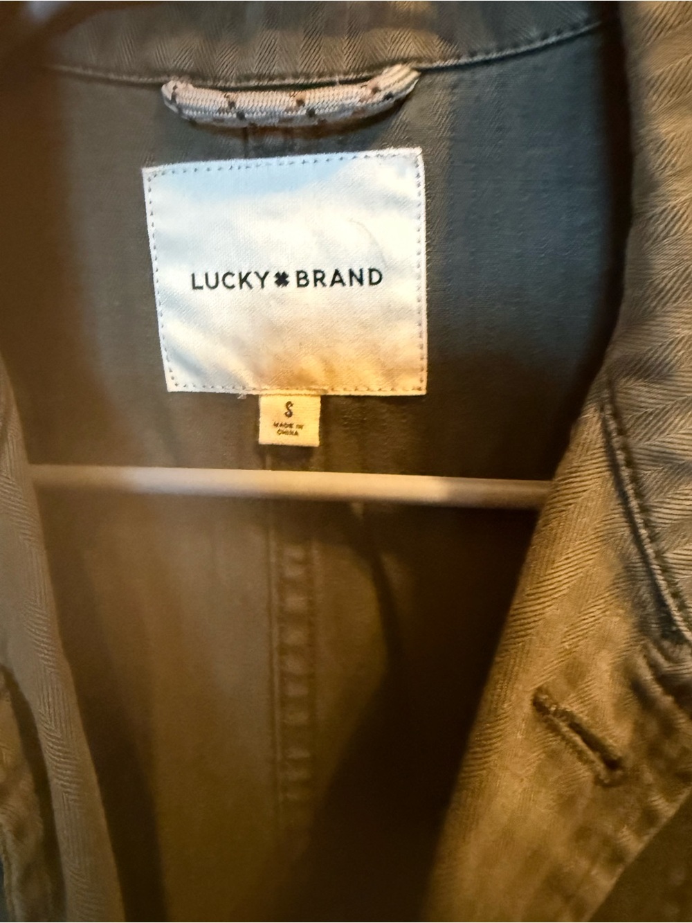 Lucky Brand Men's Olive Utility Shirt Jacket - Picture 3 of 10